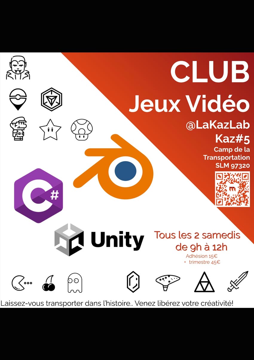 Club Jeux vidéos à la Kazlab