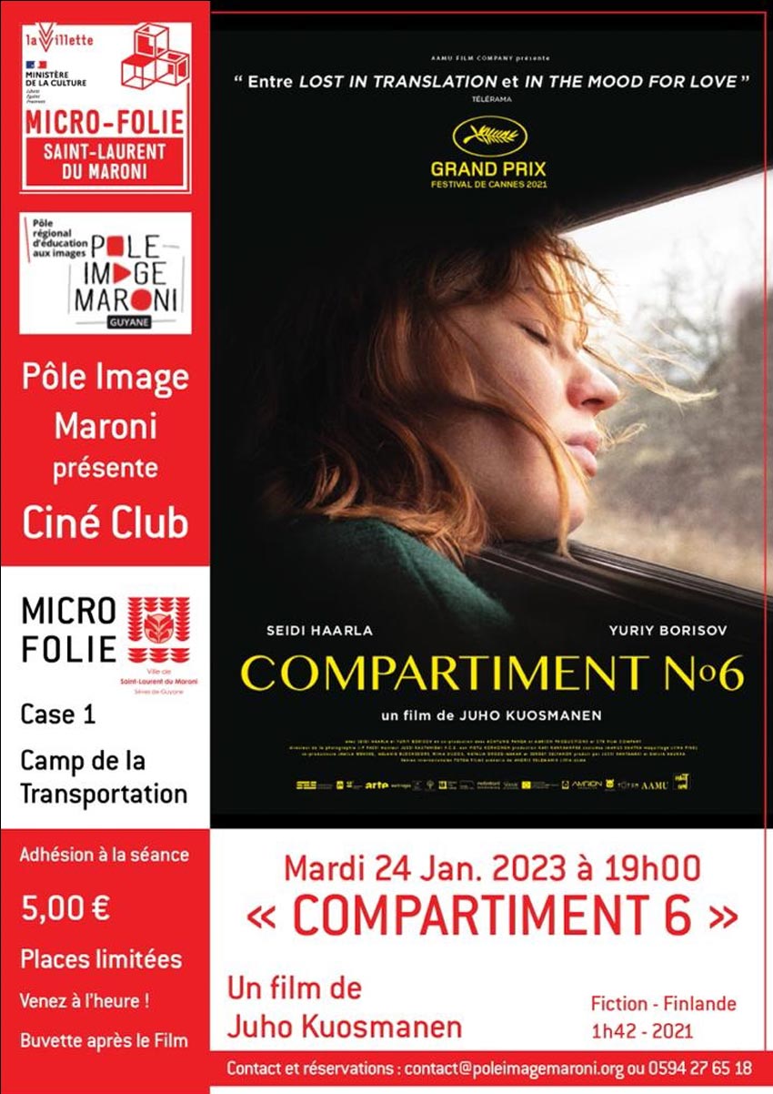 Affiche du CinéClub du 24 janvier 2023 : Compartiment 6