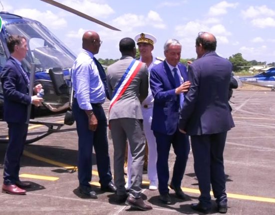 Visite à Saint-Laurent du Maroni de Philippe Vigier, ministre chargé des Outre-mer