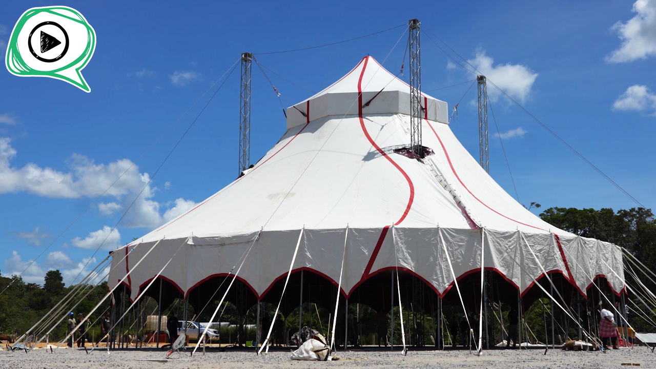 Latitude cirque : Un nouveau chapiteau pour son école – Chronique du Maroni