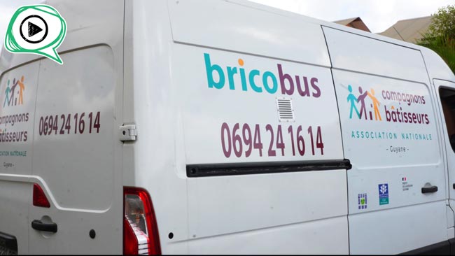 Le Bricobus : Le dispositif solidaire mobile qui permet d'accueillir des professionnels de l'habitat