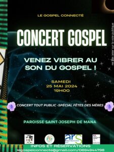 Concert gospel du 25 mai à l'église de Mana