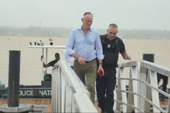 Visite d’Édouard Philippe, candidat à la présidentielle