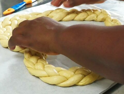 Le pain natté, selon Sandrine