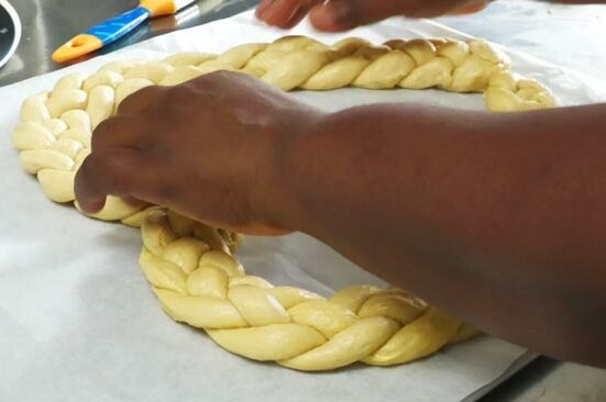 Le pain natté, selon Sandrine