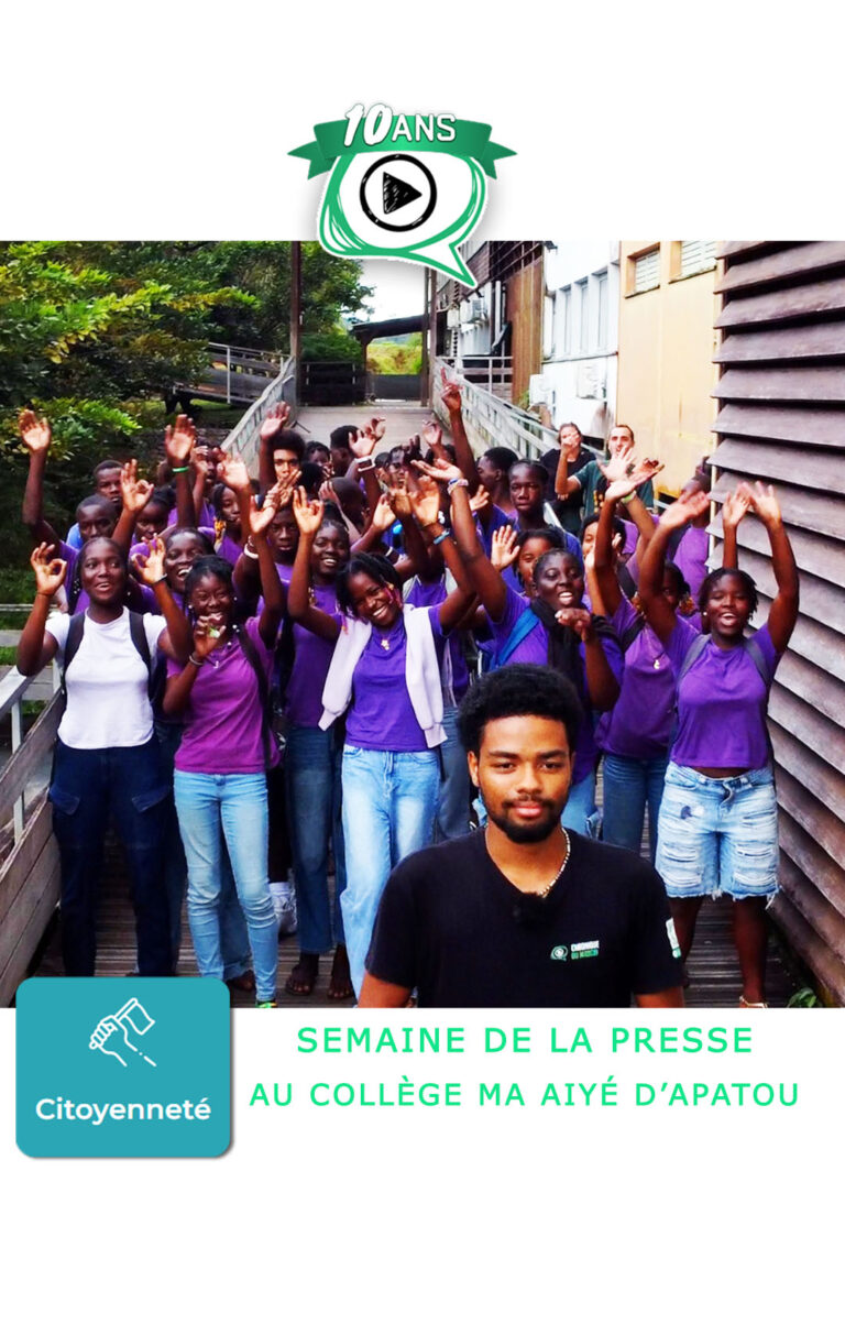 Découvrez la future génération de reporters de l’Ouest : Les collègiens de la 3ème1 du collège Ma Aiyé d'Apatou