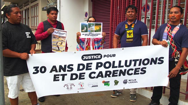 6 associations et deux habitants du Haut Maroni ont assigné l’Etat français devant le tribunal administratif de Cayenne pour carence fautive dans sa lutte contre l’orpaillage illégal